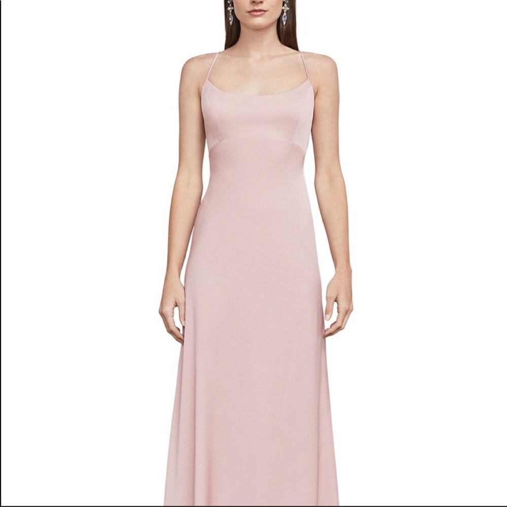 BCBGMAXAZRIA Fae Lace-Up Gown